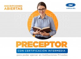 Título: Técnico Superior Preceptor